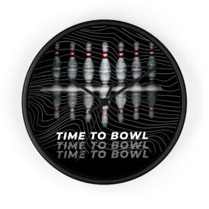 Time to Bowl Wall Clock