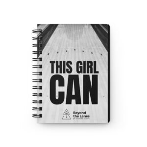 This Girl Can Bowling Spiral Bound Journal